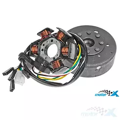 Stator iskrownik, stojan alternatora, z magnetem, Tec, Aprilia / Derbi / Gilera 50 (Ducati / Kokusan - modele bez rozrusznika)