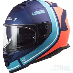 Kask integralny LS2 FF800 Storm Slant Matt Blue Orange