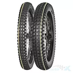 Opona motocyklowa offroad Mitas 80/100-21 (2.75-21) ENDURO HYBRID SUPER 51P TL/TT M+S (ŻÓŁTY PASEK) przód