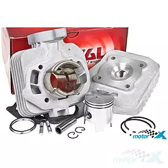 Cylinder kompletny z głowicą 40.00mm 50cc Airsal Nicasil Peugeot Ludix AC horizontal