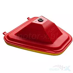 Pokrywa filtra powietrza, czerwono żółta, Racetech CPYZF0018BL