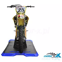 Mata pod motocykl offroad Polisport, niebieska