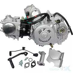 Silnik kompletny 50cc, zestaw, srebrny, Moretti Parts 139FMB 50 4T AC