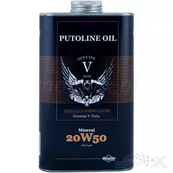 Olej silnikowy 4T Putoline Genuine V-Twin, 20W50 mineralny 1L