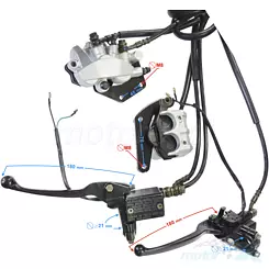 Hamulec kompletny Barton Falcon 125 Euro 5