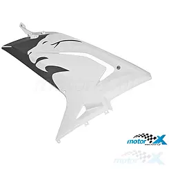 Osłona przednia boczna lewa biała Aprilia 125 06-10