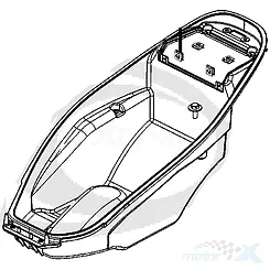 Schowek pod siedzeniem AGILITY 125I CITY 16+ 4T EURO 4