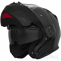 Kask szczękowy z blendą Nox N966 Połysk Czarny