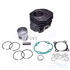 Cylinder kompletny 52.00mm 100cc sworzeń 14mm Yamaha Aerox 100 2T / Aprilia Scarabeo 100 2T