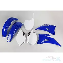 Zestaw osłon nadwozia biało-niebieski OEM UFO Plast Yamaha YZ 250F / 450F 06-09