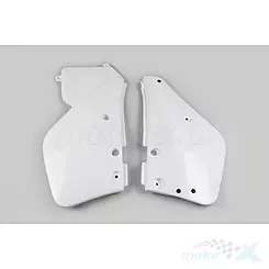Osłony tylne górne komplet białe UFO Plast Yamaha YZ 125 87-88