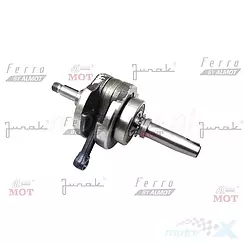 Wał korbowy, sworzeń tłoka 13mm,  Junak 121 FL / RZ 125 / Racer 125