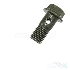 Śruba przewodu hamulcowego M10x1.25mm, do skutera 2T, 4T
