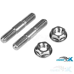 Szpilki tłumika M6x33mm TEC Minarelli / Peugeot AC / LC vertical 