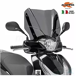 Szyba czołowa, przyciemniana, 36.5x45cm, Kappa, KD1128S, Honda SH 125i/150i ABS