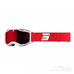 Gogle Shot Racing Iris 2.0 Tech White Red Glossy