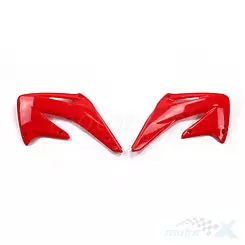Osłony chłodnicy czerwone UFO Plast Husqvarna CRF 450R 02-04