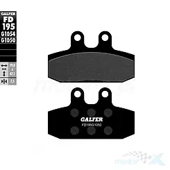 Klocki hamulcowe Galfer Semi Metal Street FD195G1054