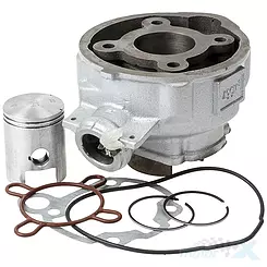 Cylinder kompletny 40.20mm 50cc żeliwo sworzeń 12mm Minarelli AM6 / 1E40MB 50 2T LC
