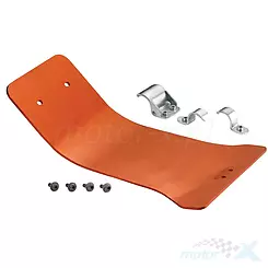 Osłona pod silnik, pomarańczowa, aluminiowa, Accel ESP01OR, Husqvarna / KTM
