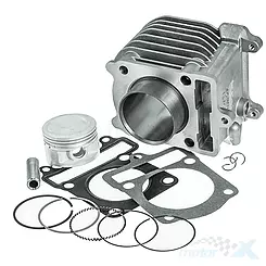 Cylinder kompletny 51.50mm 125cc żeliwo sworzeń 13mm Yamaha Cygnus / MBK Flame-X