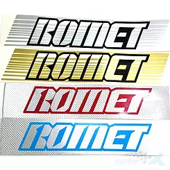 Naklejka duża romet srebrna