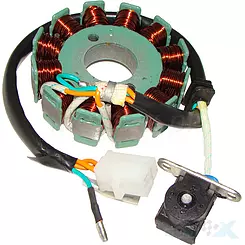 Stator iskrownik, stojan alternatora, 12 cewek 152QMI/157QMJ (GY6 125-150) 4T