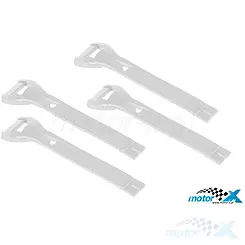 Paski do butów Gaerne SG12 / SG10 / G-React / Fastback / GX1 długie, białe (4szt)
