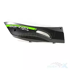 Osłona progowa prawa czarno zielona Barton Falcon / Zipp Quantum RS 