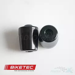 Końcówki kierownicy czarne, Biketec BT0040 (2408050000)
