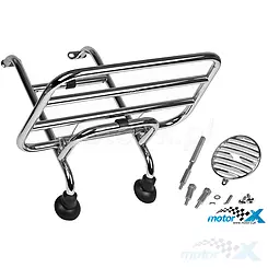Bagażnik przedni, chrom, Vespa LX
