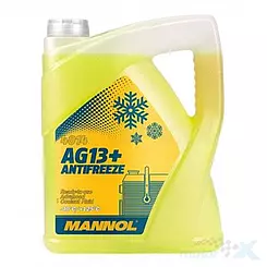 Płyn do chłodnic Mannol 4014 AG13+ 5L żółty (-40°C/+125°C) gotowy do użycia