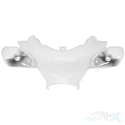 Owiewka kierownicy TNT, biała, MBK Nitro / Yamaha Aerox -12