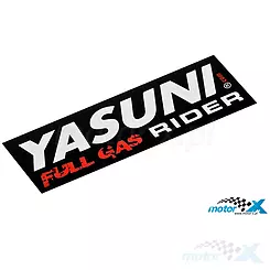 Naklejka Yasuni Full Gas Rider 111x38mm