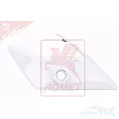Osłona lampy przedniej boczna lewa biała Romet Z-ONE S 125
