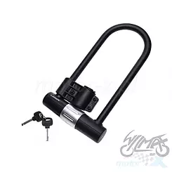 Zamknięcie typu U-lock, 180x320 mm, na kluczyk, uchwyt mocujący w zestawie