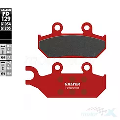 Klocki hamulcowe Galfer Sintered Trial FD129G1805