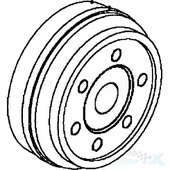 Magneto, koło magnesowe D402 Kymco MXU 500 / MXU 550