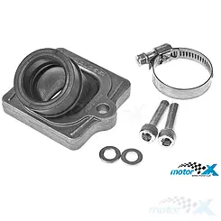 Króciec ssący Malossi X360, 22mm przelot / 24,5mm wyjście, Gilera / Piaggio