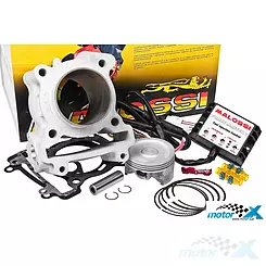 Cylinder kompletny Malossi 180cc aluminium Yamaha MT 125 14- / WR R/X 14- / YZF R 125 14- (bez głowicy)