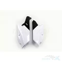 Osłony tylne górne komplet białe UFO Plast Yamaha YZF / WRF 250-450