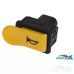 Włącznik klaksonu, żółty, Gilera / Piaggio