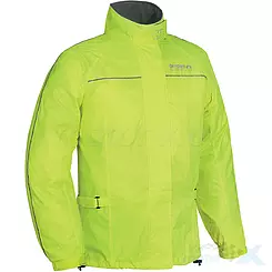 Kurtka motocyklowa przeciwdeszczowa, zielony fluo, Oxford Rainseal Over Jacket Fluo