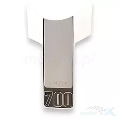Naklejka zbiornika paliwa środkowa, czarny, QJMotor SRV 700