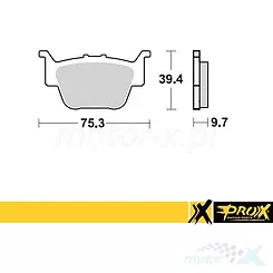 Klocki hamulcowe tylne Prox KH373 (37.208502) Honda TRX 450R '04-14