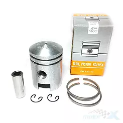 Tłok kompletny 40.00mm 50ccm, AK20, owalizowany, Almot,  Romet Komar / Kadet / Ogar 205 50 2T