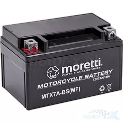 Akumulator żelowy Moretti Parts MTX7A-BS 12V 7Ah 150x87x94mm 90CCA