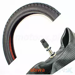 Opona motocyklowa 3.00-18 + dętka, TT Boss Tire BL-294