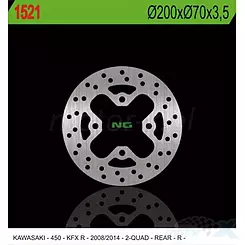 Tarcza hamulcowa NG 1521