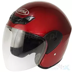 Kask otwarty Awina TN8661 czerwony